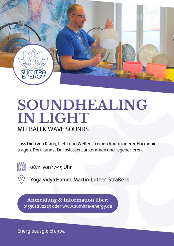 SoundHealing in Light mit Bali und Wave Sounds