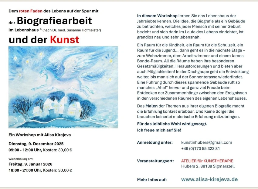 illustration for event: Biografiearbeit und der Kunst