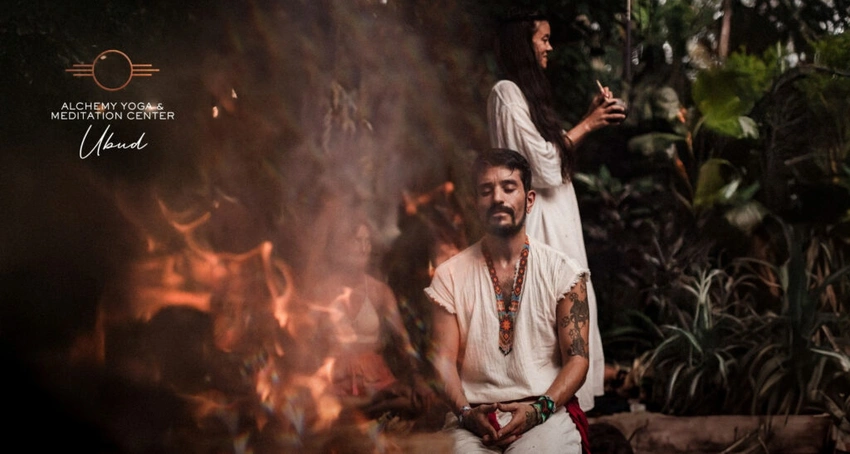 illustration for event: Abuelo Fuego: Sacred Fire Ceremony w/ Juan and Purnama