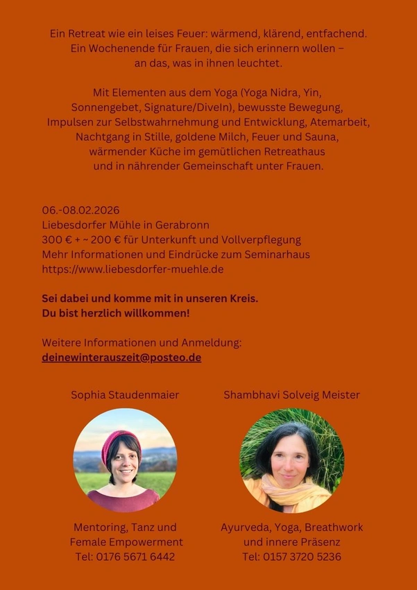 illustration for event: Deine Winterauszeit – Meditation und Empowerment für Frauen