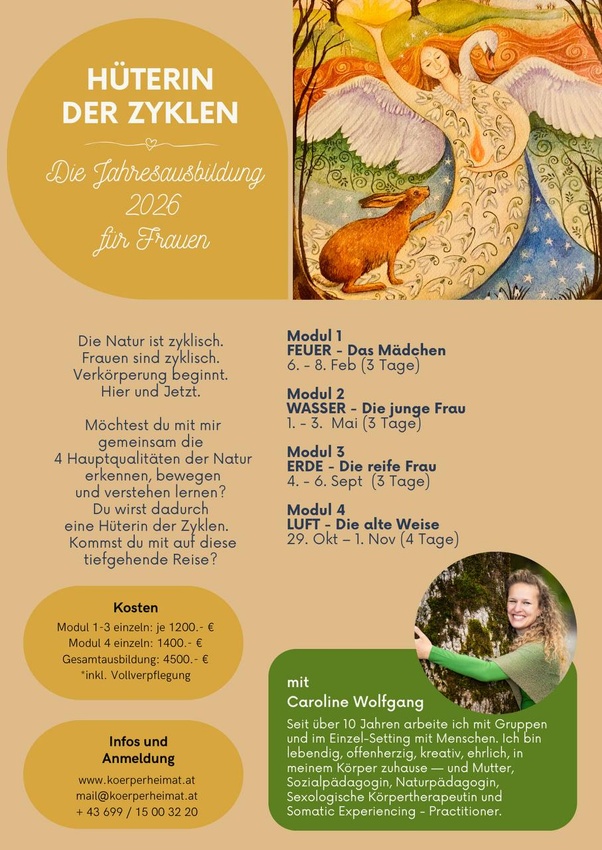 illustration for event: HÜTERIN DER ZYKLEN Die Jahresausbildung 2026 für Frauen