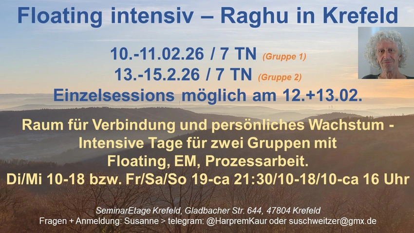 illustration for event: FLOATING, EM & Prozessarbeit