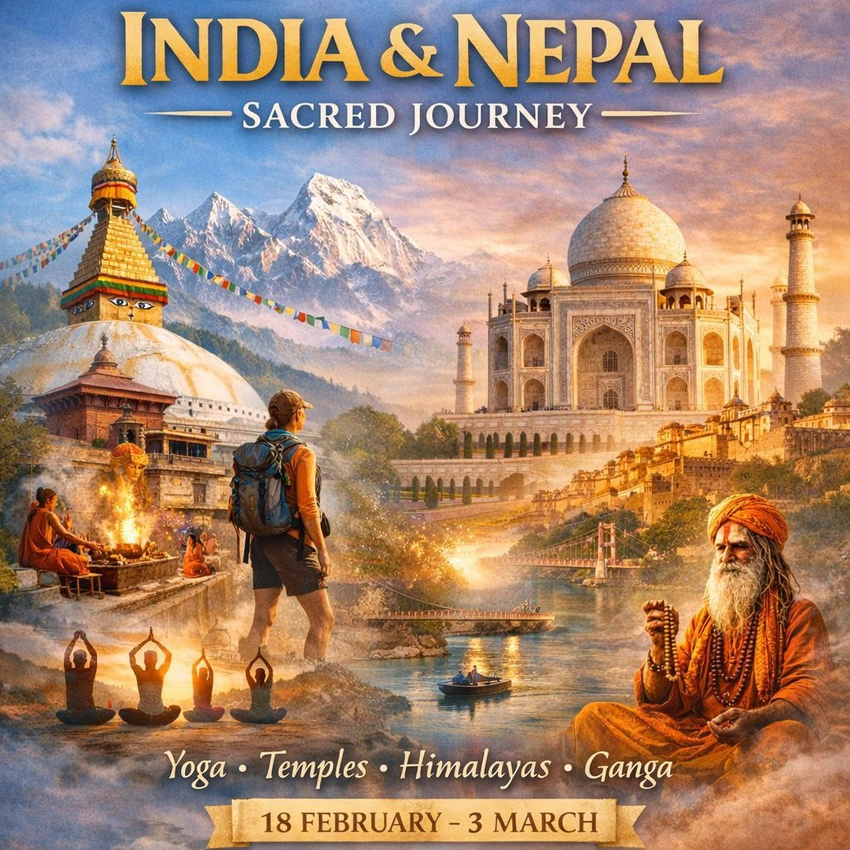 illustration for event: SACRED NEPAL & INDIA YOGA JOURNEY