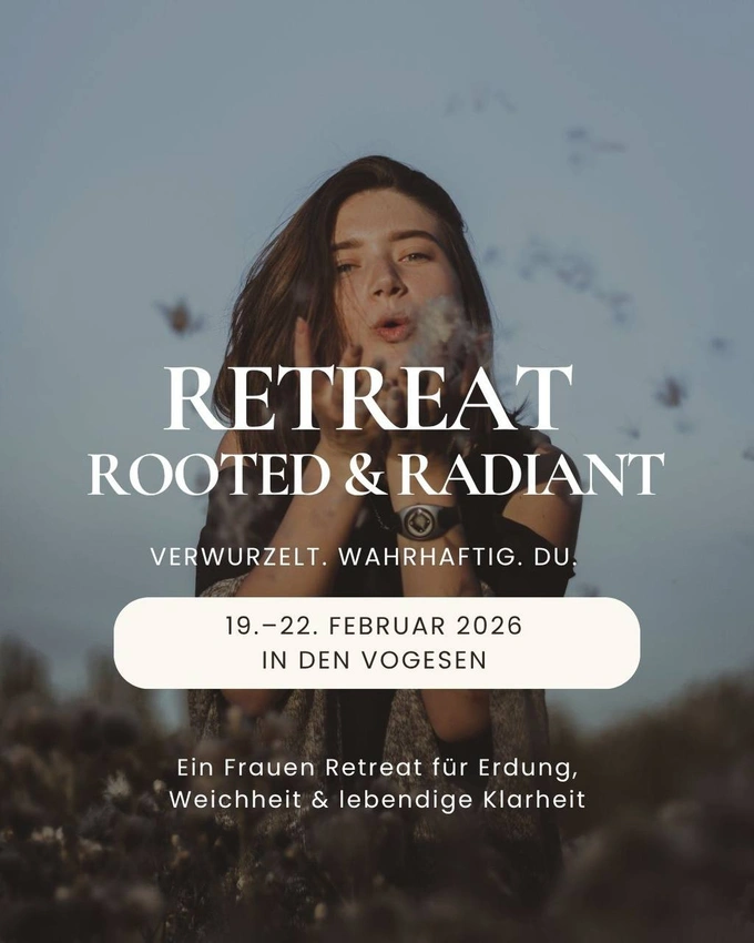 illustration for event: ROOTED & RADIANT – Frauen-Retreat für Erdung, Weichheit & lebendige Klarheit