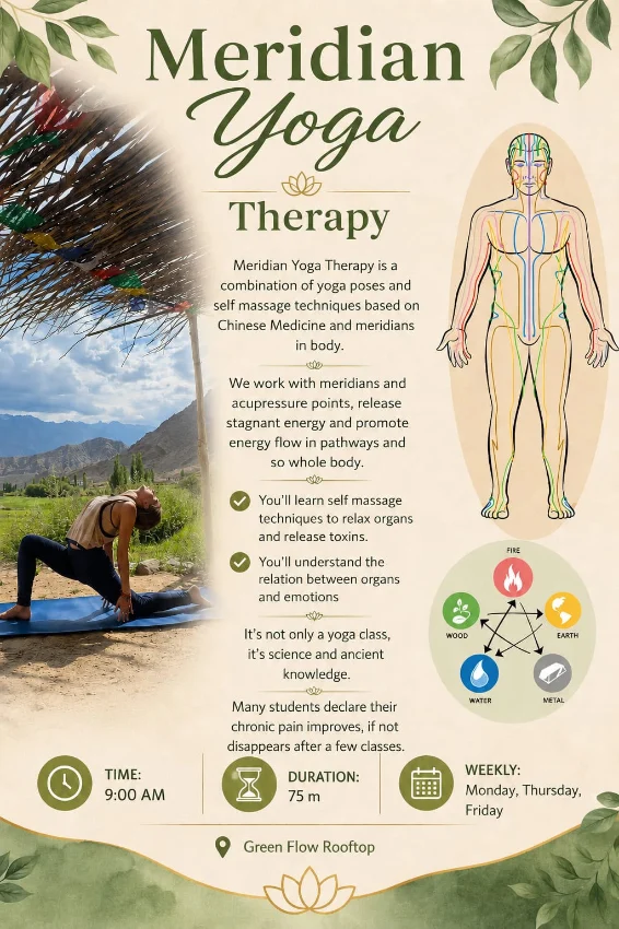 illustration for offering: Meridian Yoga Therapy